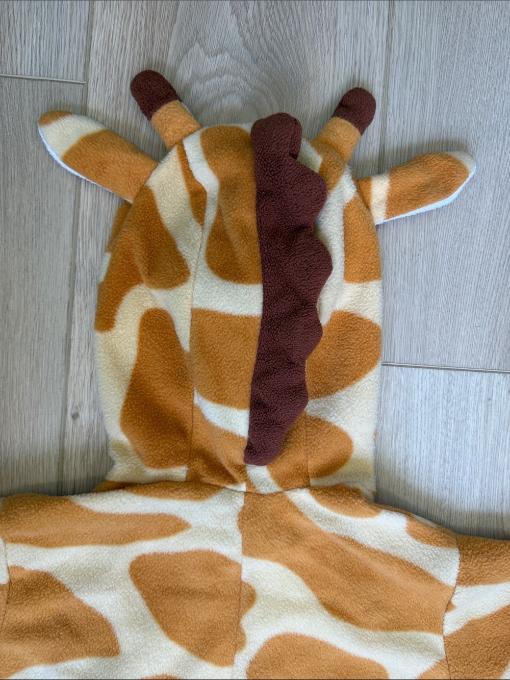 Giraffe Costume Toddler 2/3T Halloween Dress Up Hooded Safari Animal Outfit Sz95 - Picture 12 of 15